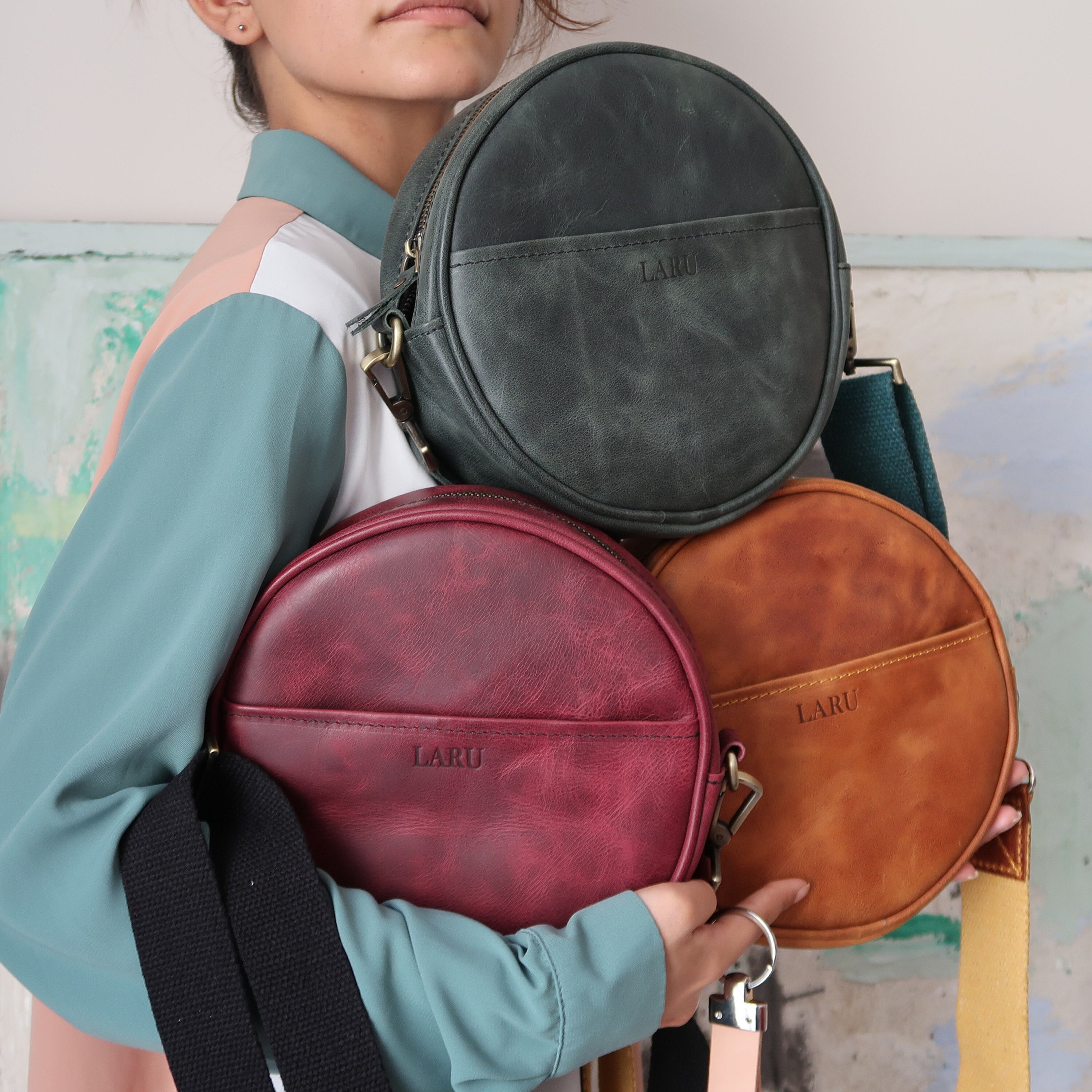 Round Purse Etsy