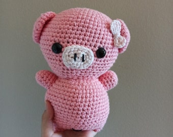 Cute Pig Crochet Plushie