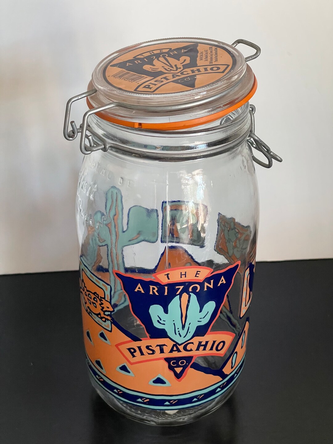 The Arizona Pistachio Co. Jar, Niveau De Le Parfait super, Vintage Advertising Etsy