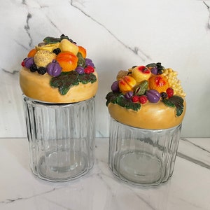Two Fruit Lid Jars