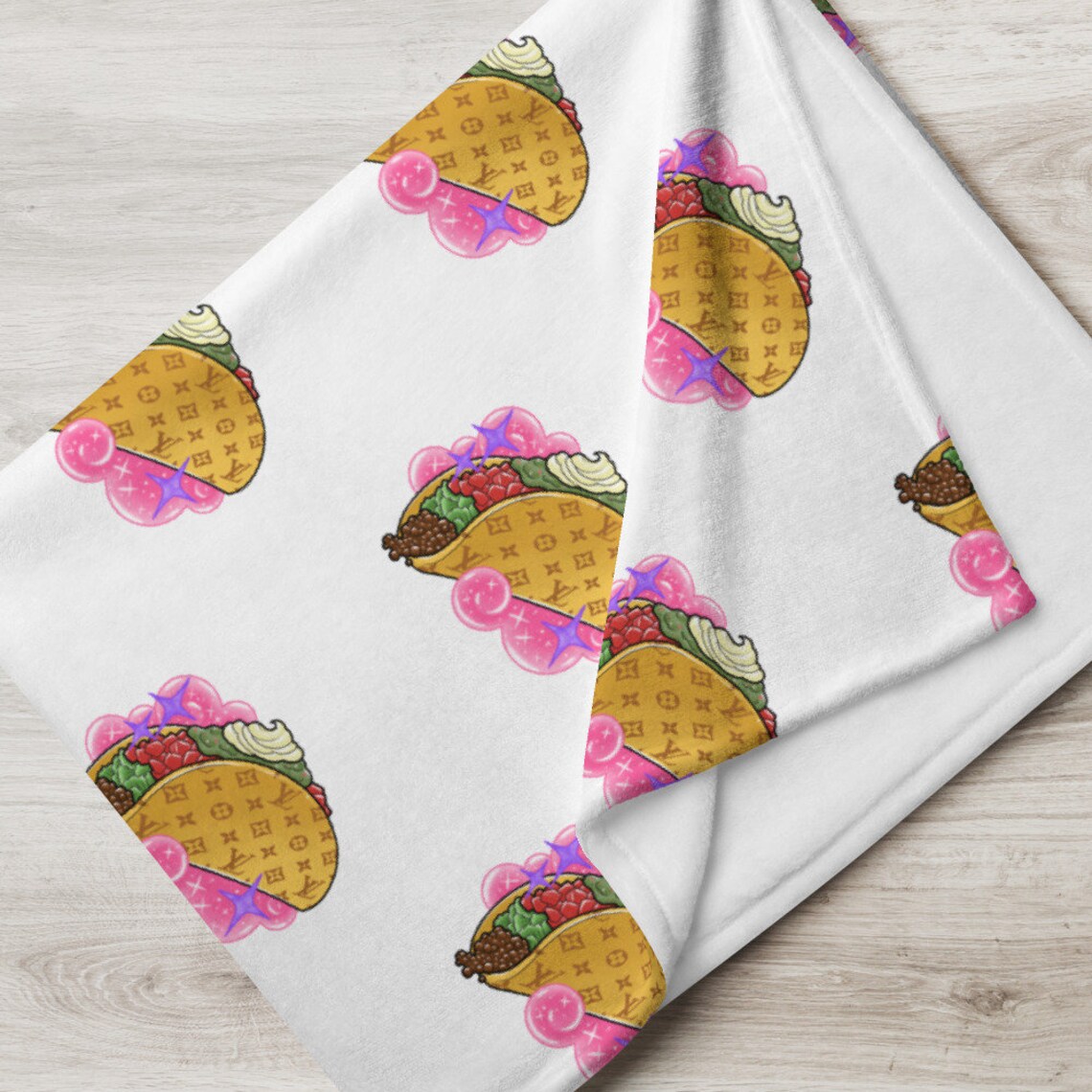 Designer Taco Throw Blanket Blanket Retro Bedding Sofa Etsy