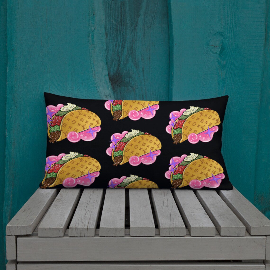 Designer Taco Premium Pillow Sofa Pillow Throw Pillow Taco Etsy