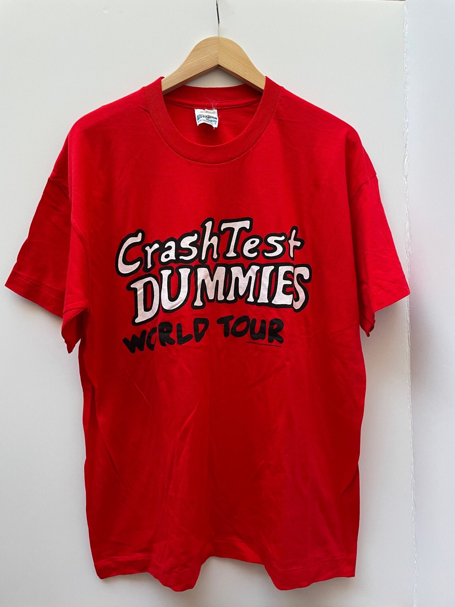 Vintage Crash Test Dummies world tour tshirt 1994 XL pass Etsy