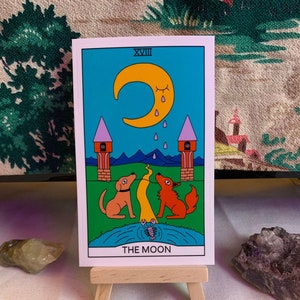 LA LUNA Tarot Card Sticker