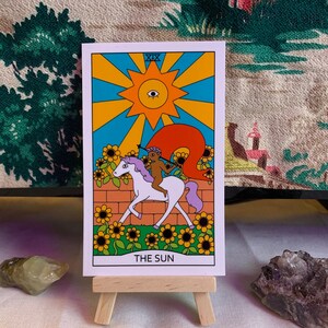 EL SOL Tarot Card Sticker