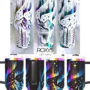 Northern lights tumbler