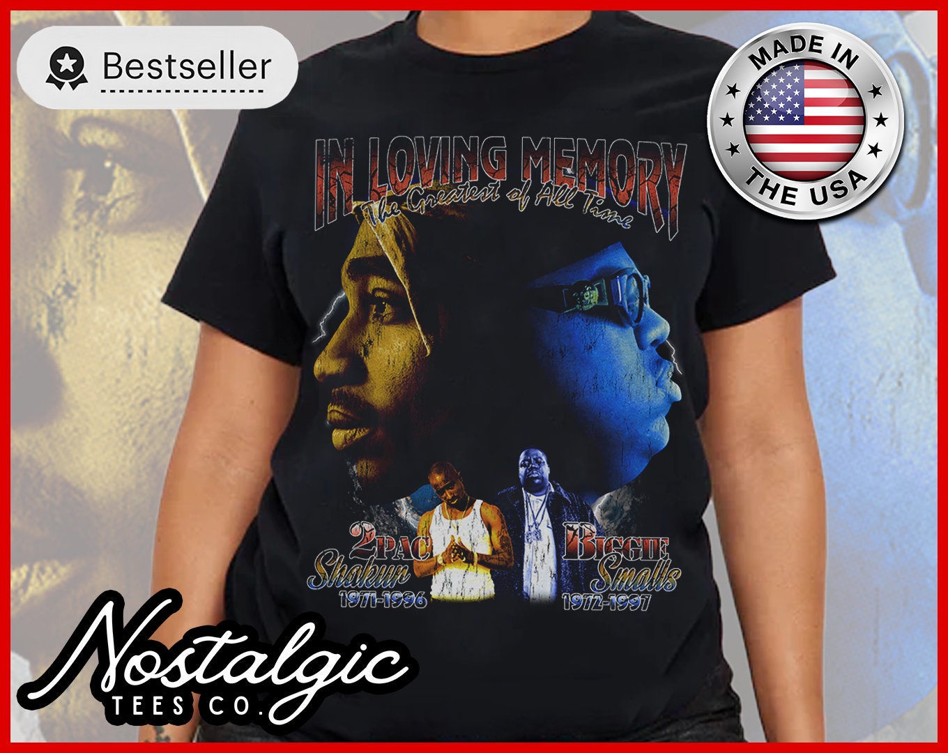 Vintage Notorious BIG T Shirt Biggie Smalls Lyrics Dice Rap Tee