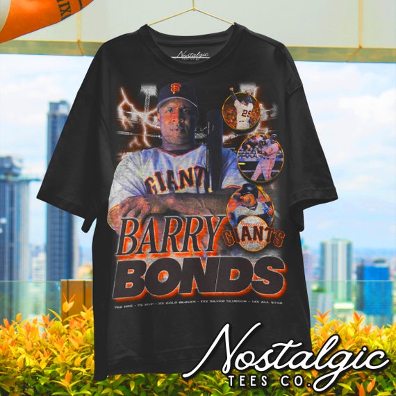 Vintage Majestic San Francisco Giants Barry Bonds Orange/black 
