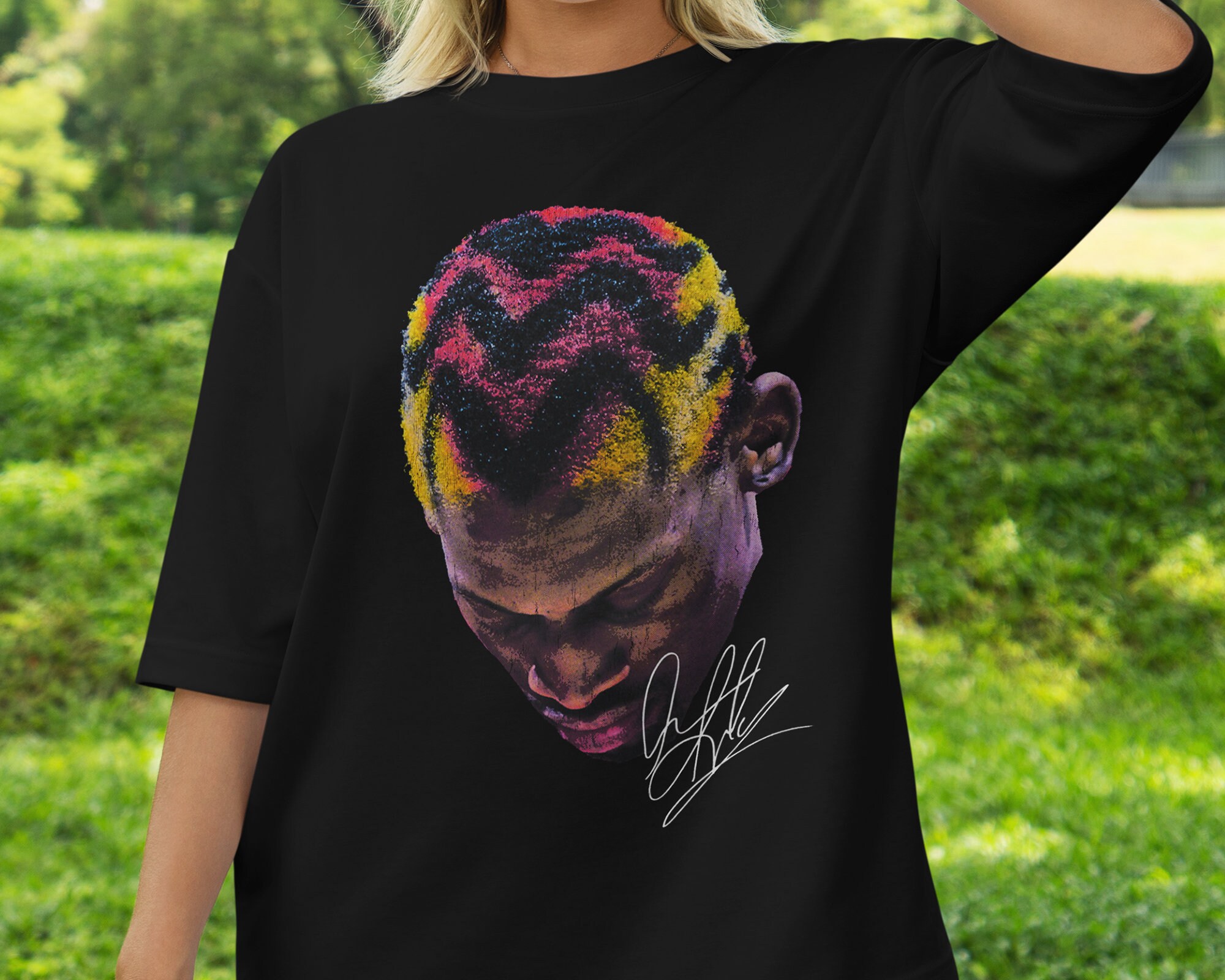 Discover Dennis Rodman T-Shirt | Graphic Basketball Shirt | Basketball T-Shirt | Bulls Fan Gift | Vintage 90s Basketball Bootleg Style T-Shirt