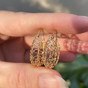Set Orecchini A Cerchio Placcati Oro 14K Per Donna – Ipoallergenici, Grandi E Alla Moda, Idea Regalo Delicata - 2