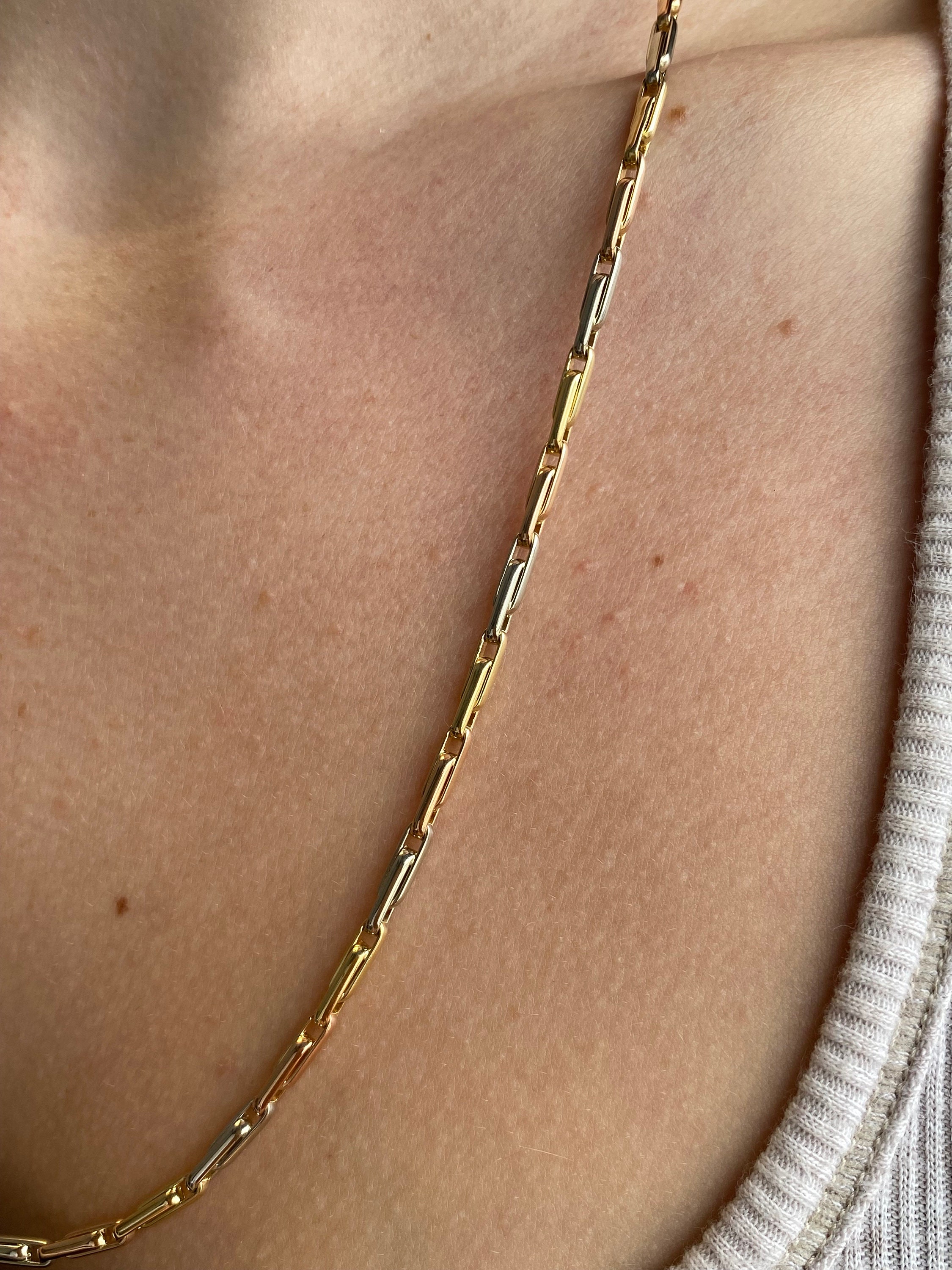 ヴィンテージ ソリッド 18k トライトーン ゴールド バレル ヴィンテージ ソリッド 18k トライトーン ゴールド バレル