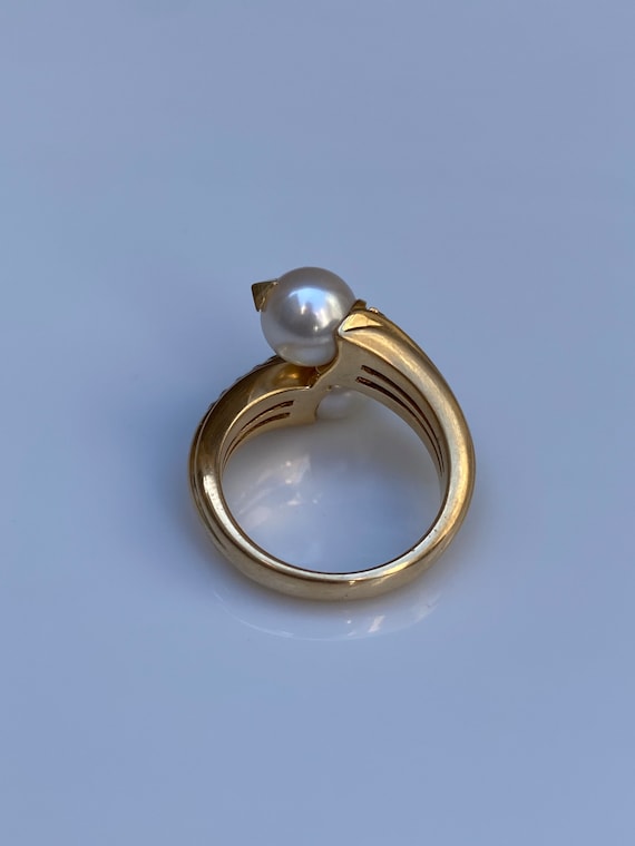 Bulgari pearl sale ring