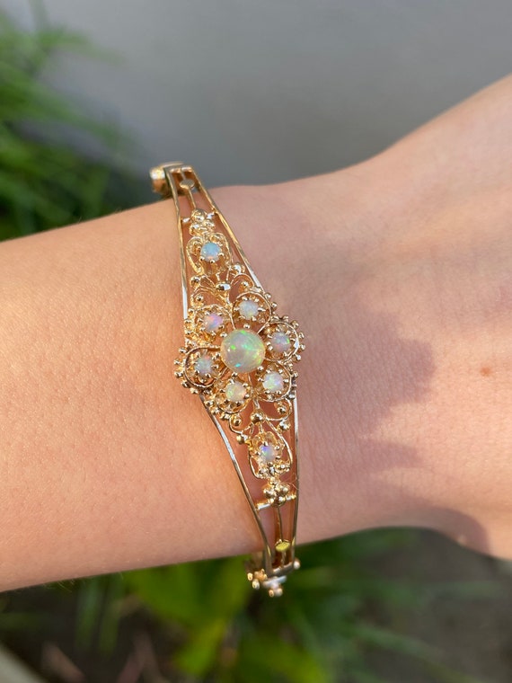 Opal bangle deals bracelet