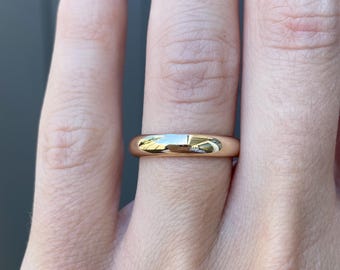 Vintage Solid 14k Yellow Gold Ring Band - Size 5.75-6 - Quality Fine Estate Jewelry - Real Genuine Gold