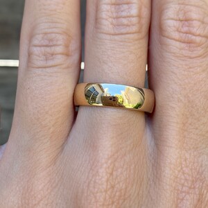 Modernist ED LEVIN Sterling 14k Gold Ring Handmade Studio