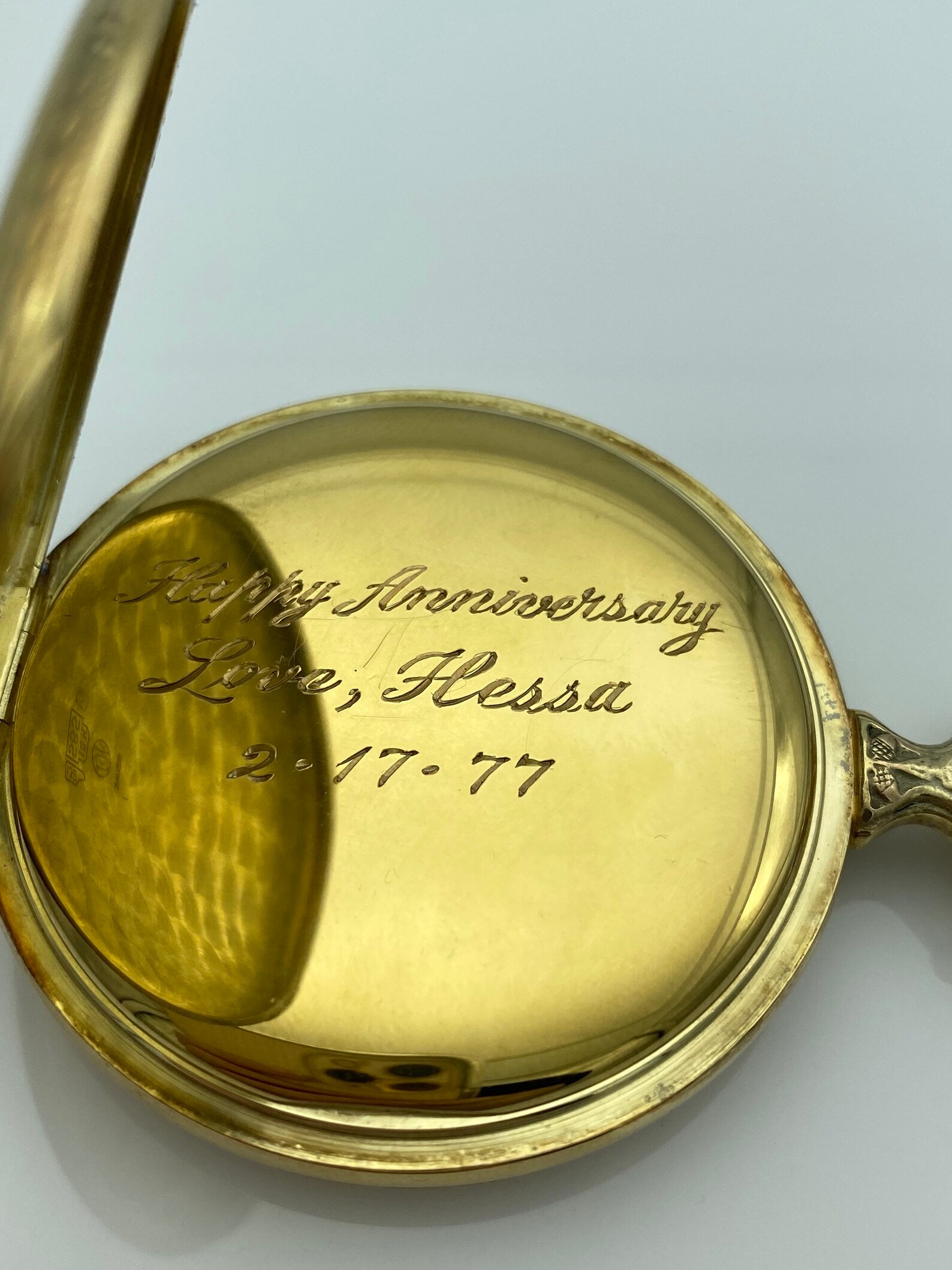 Vintage 14k Gold Le Soir Swiss Watch Pocket Full Hunter Case Etsy