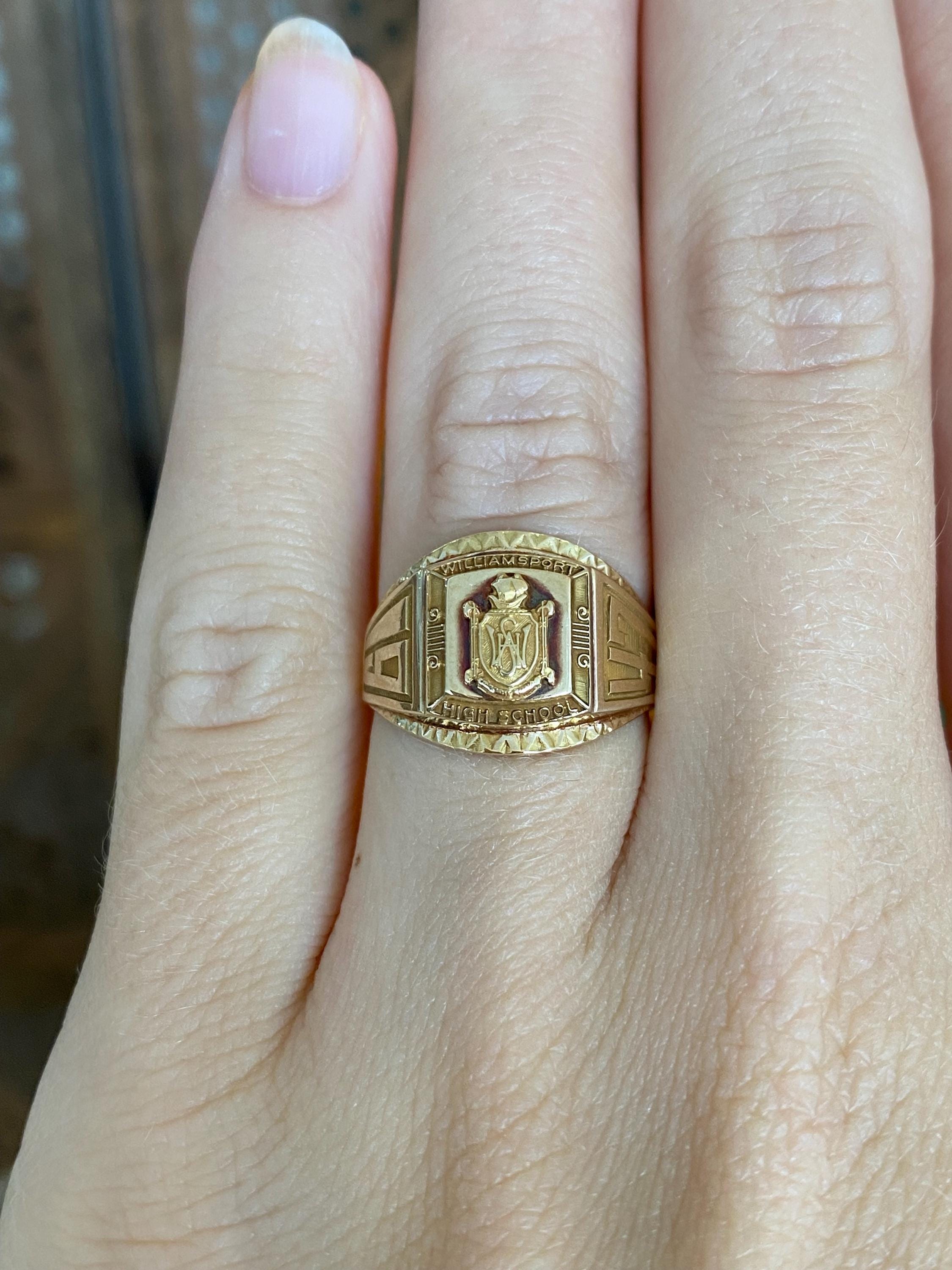 1947 Class Ring - Etsy