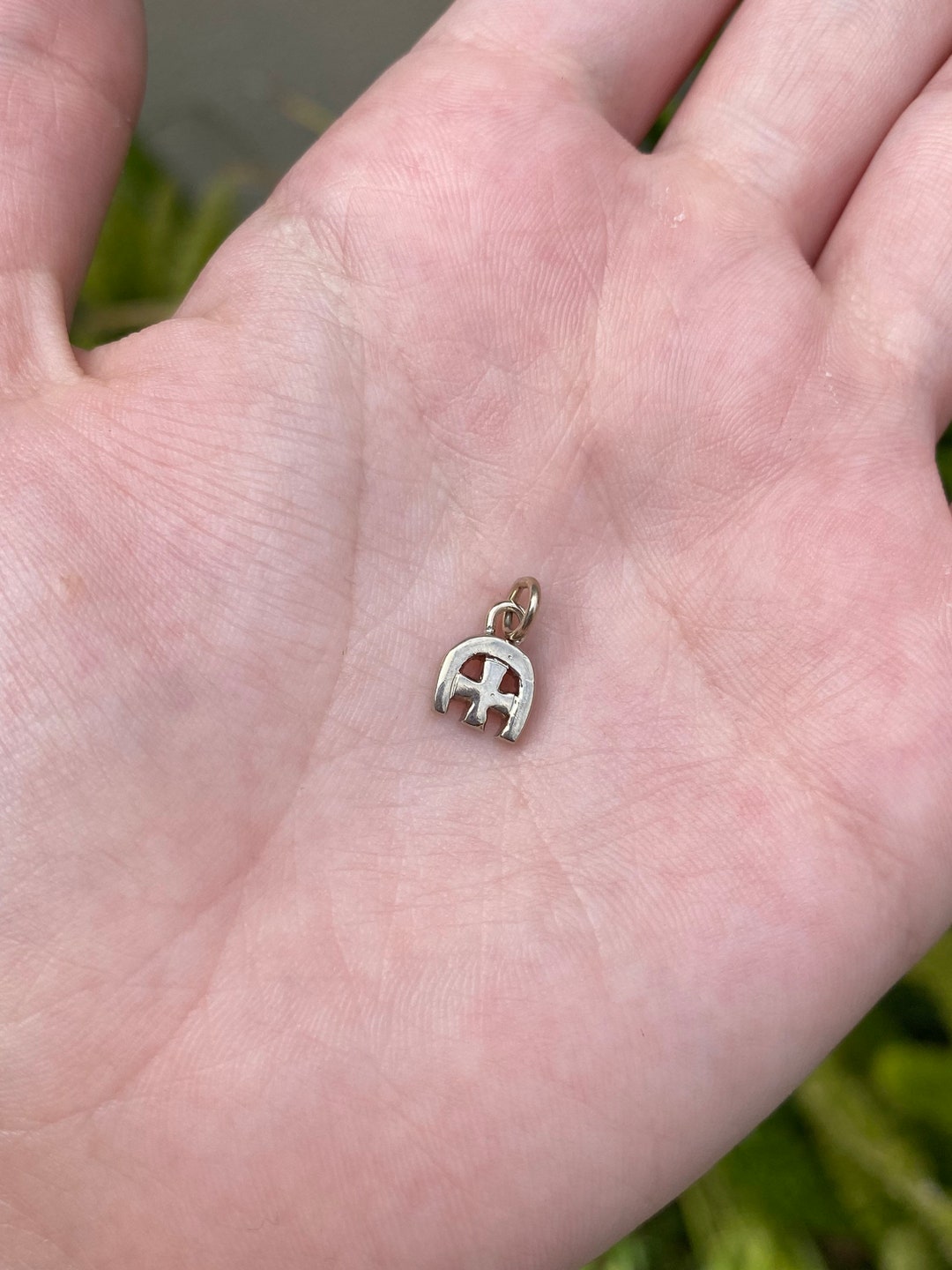 Vintage Solid 14k White Gold Charm Quality Fine Estate Jewelry Pendant