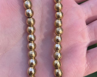 Vintage 14k Yellow Gold Ball Chain Necklace - 13.75 inches - Fine Estate Jewelry - Real Genuine Gold