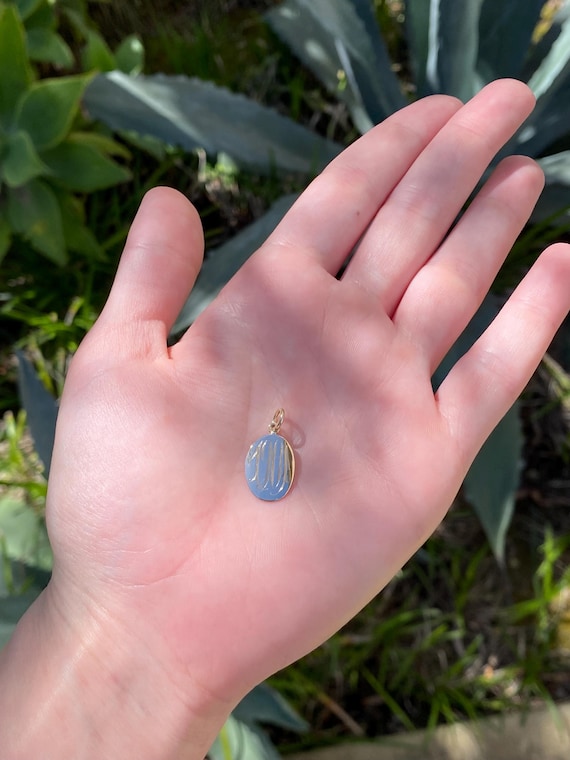 Solid 14k Yellow Gold '1901' Cufflink Conversion … - image 2