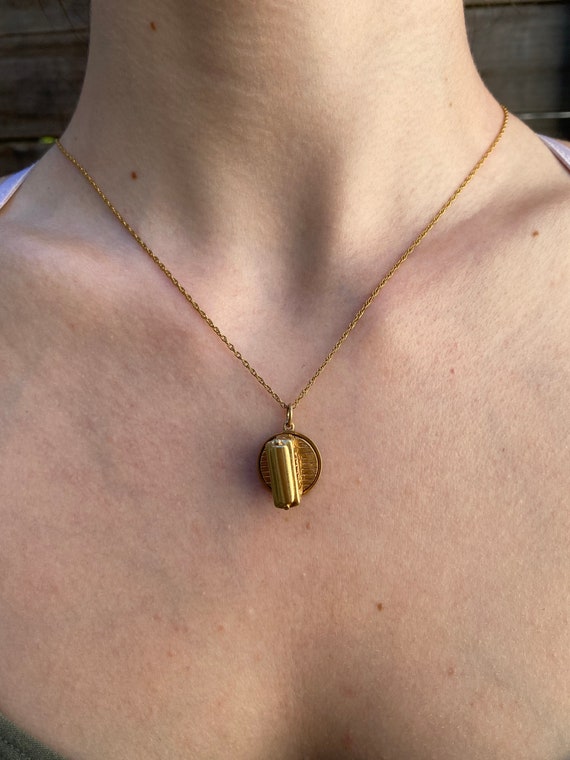 Vintage 14k Yellow Gold San Francisco Cable Car Charm, 6 Grams 