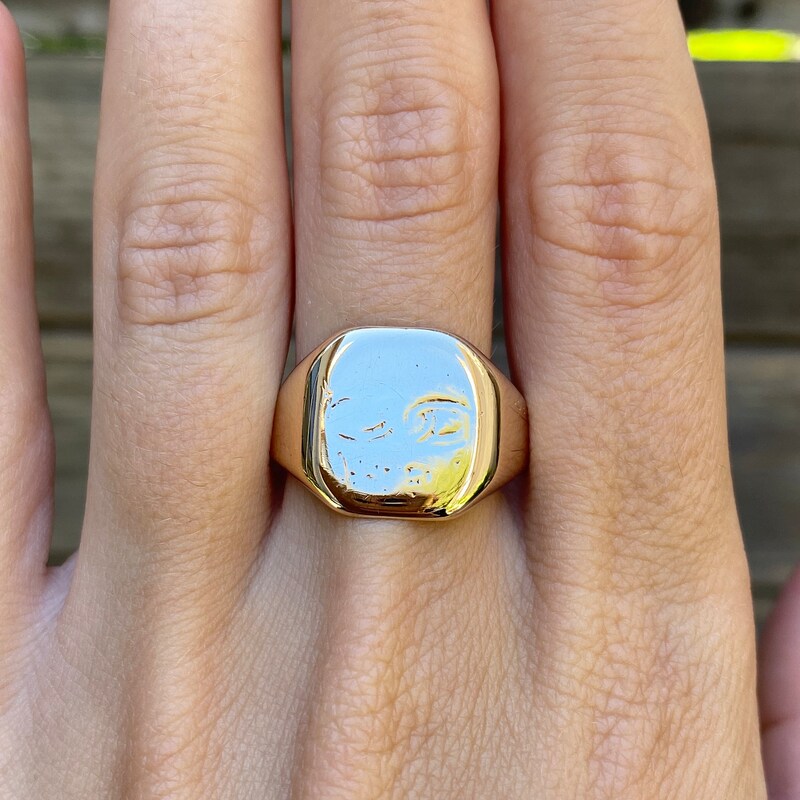 Large Signet Ring - Etsy