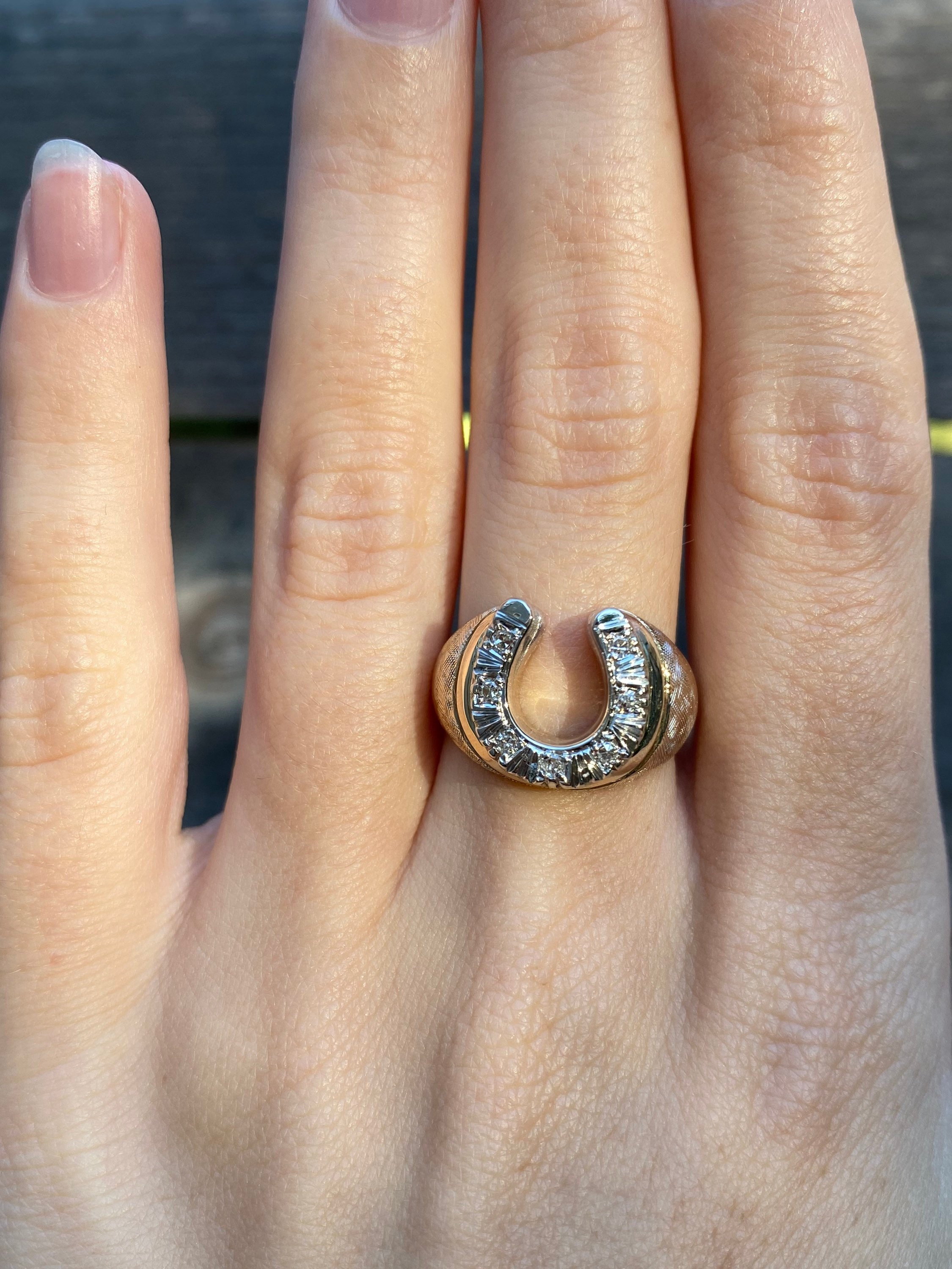 Horseshoe Wedding Rings