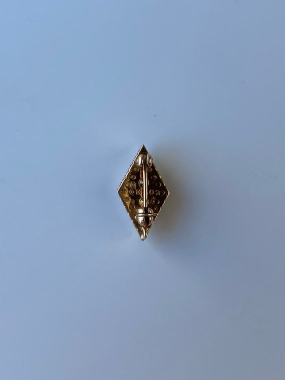 Vintage Solid 10k Yellow Gold Pin - Real Genuine … - image 5