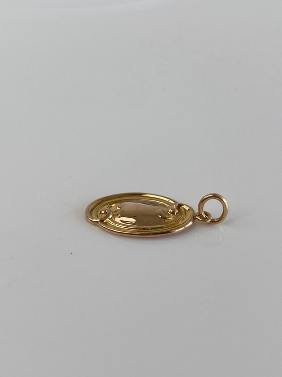 Vintage Solid 14k Yellow Gold Scrollwork Cufflink… - image 5