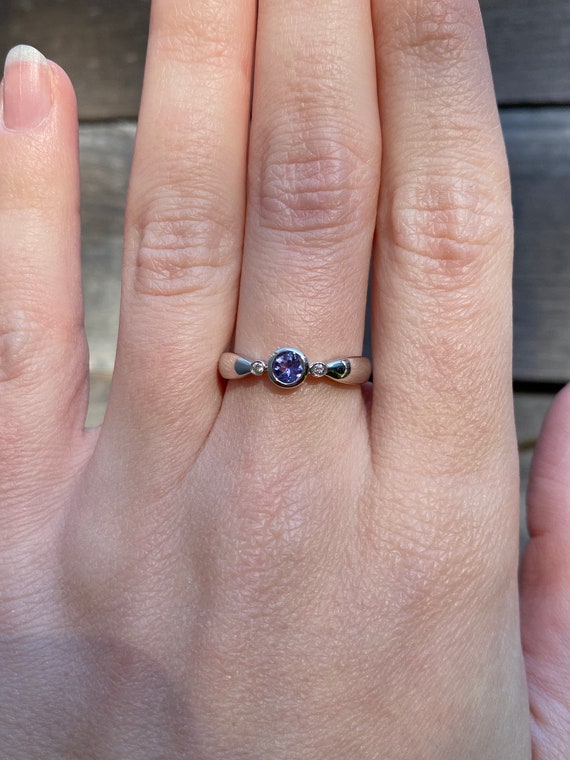 Estate tanzanite deals ring