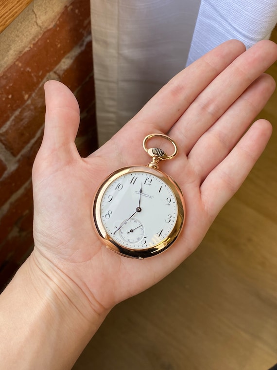 Gouden zakhorloge online 18k