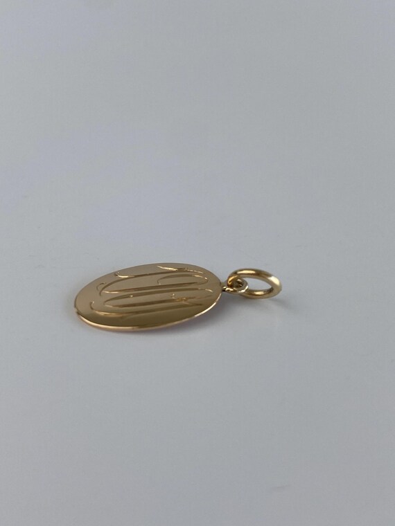 Solid 14k Yellow Gold '1901' Cufflink Conversion … - image 5