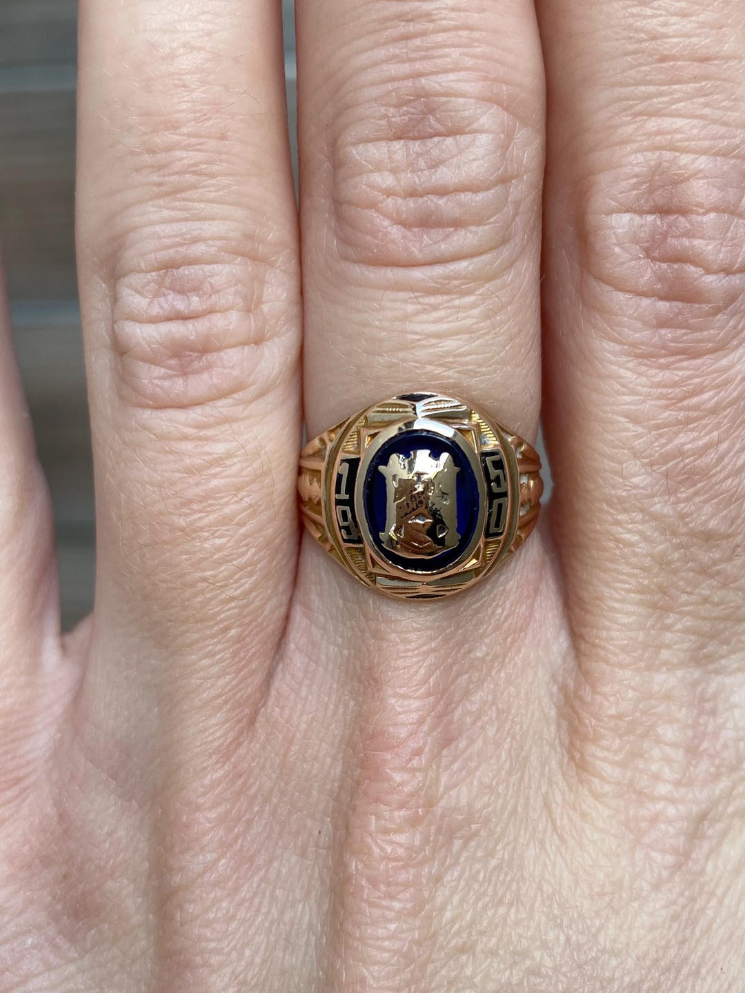 アクセサリー 30s vintage college ring 10k gold 14 il_1080xN.6102803693_8b6y.jpg