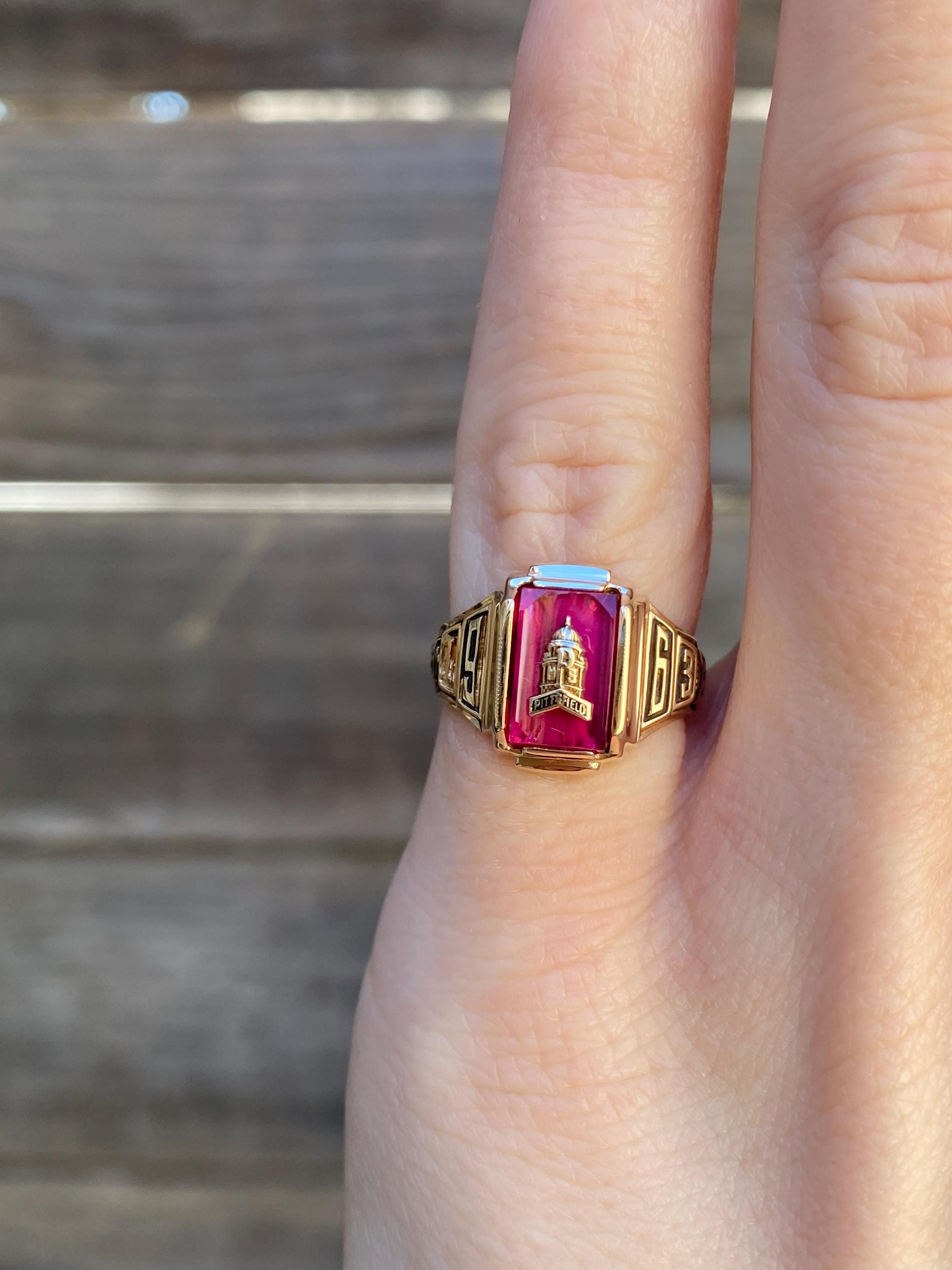 アクセサリー 30s vintage college ring 10k gold 14 Vintage 1930 Class Ring - Etsy Canada
