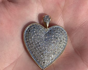 Stylish Sterling Silver and Faceted Hematite Pendant