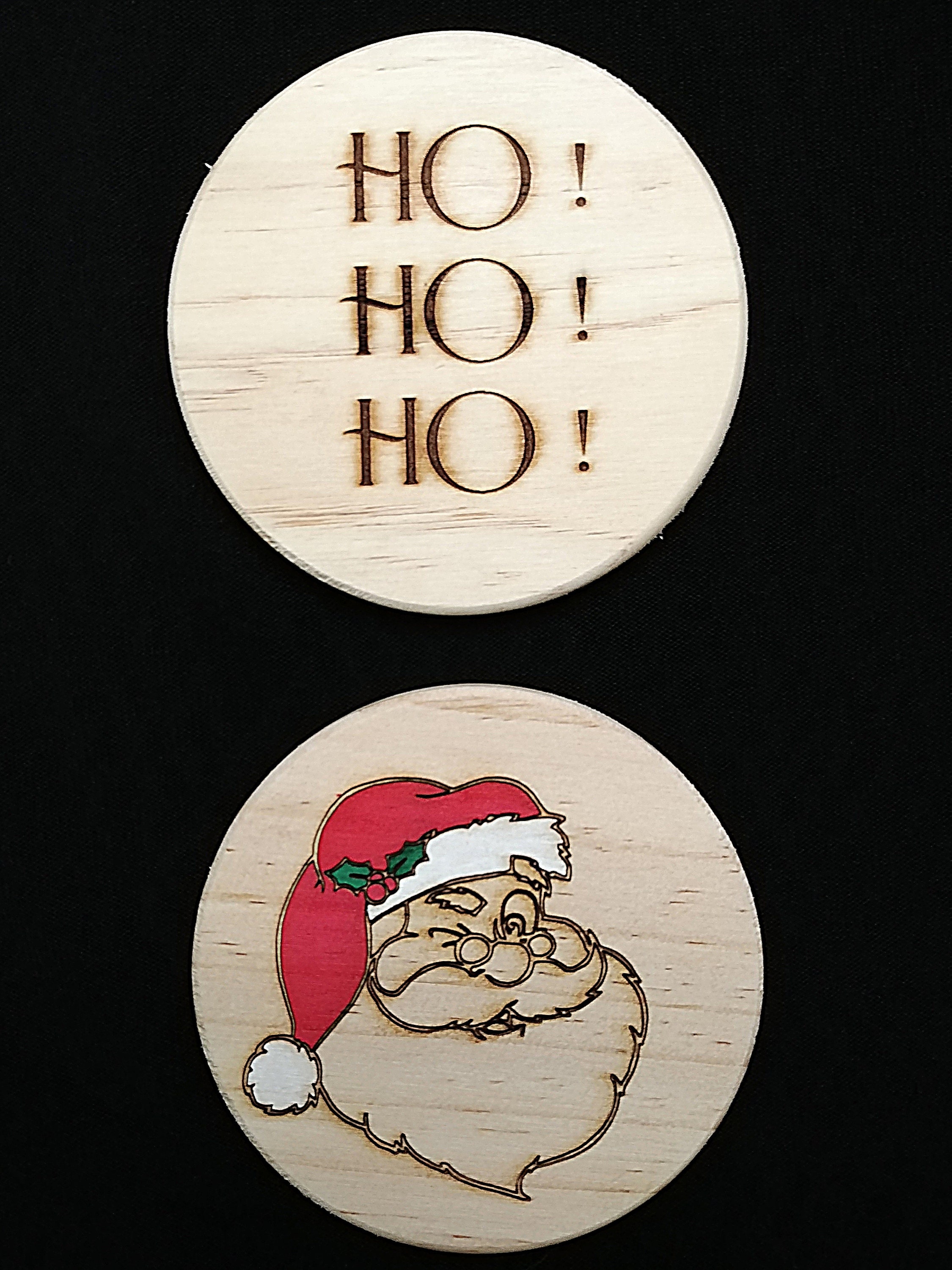 Christmas Coasters 6 Piece Set Etsy