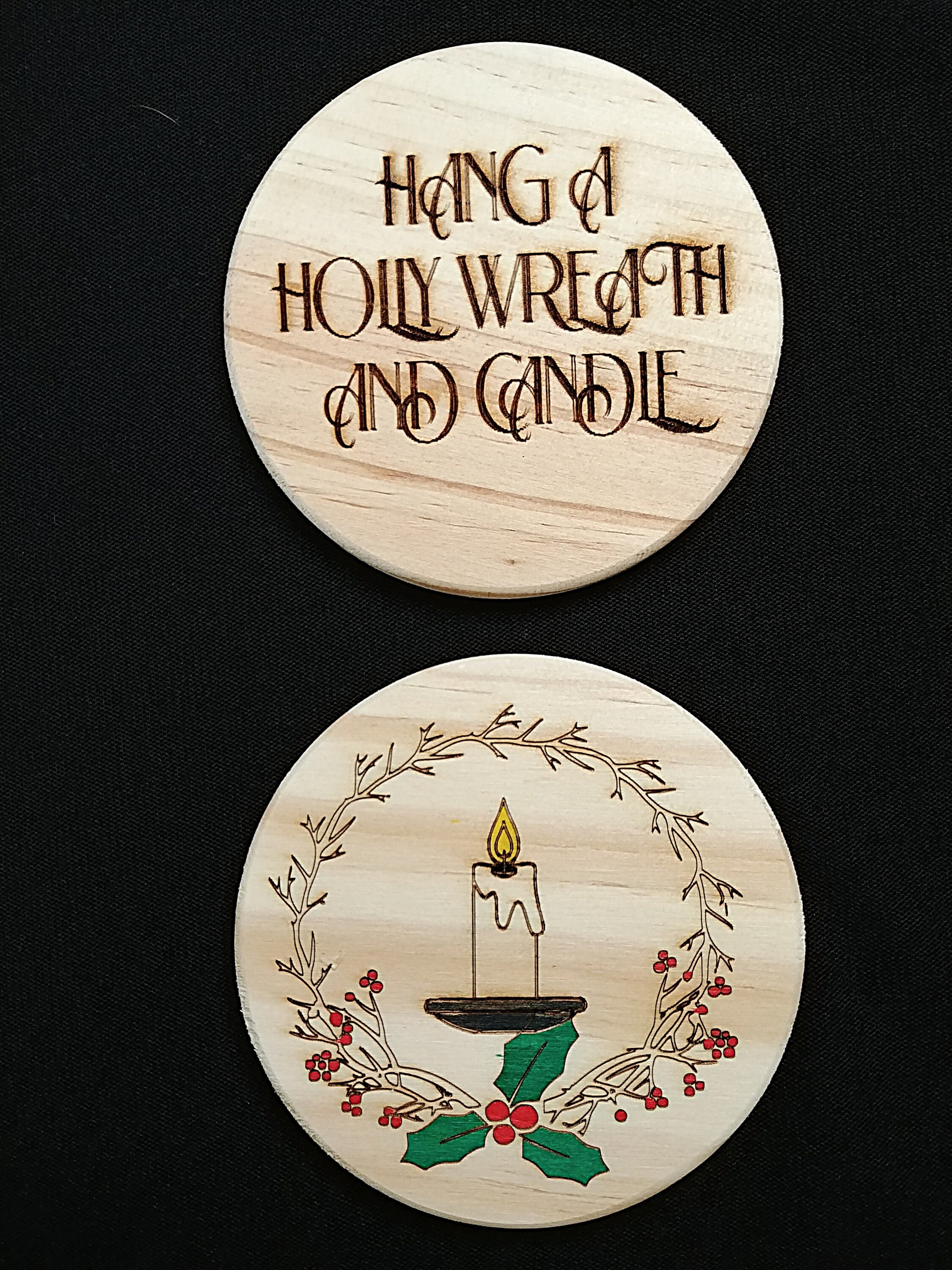 Christmas Coasters 6 Piece Set Etsy