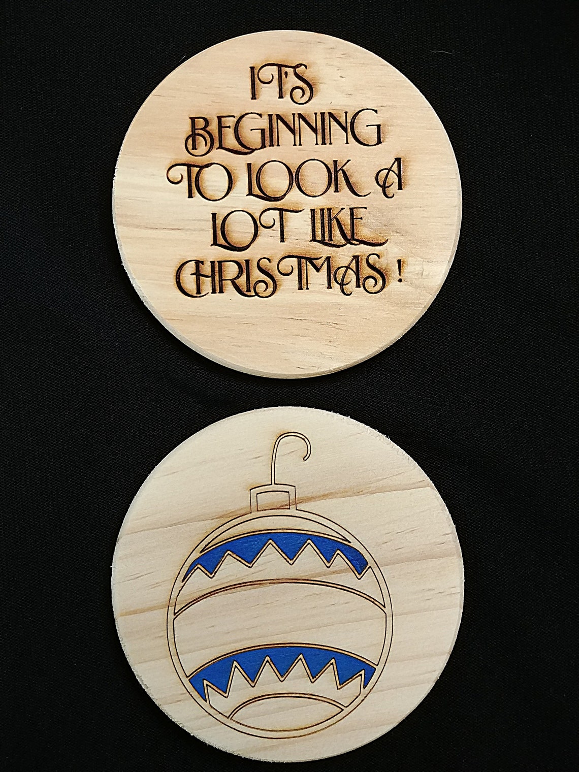 Christmas Coasters 6 Piece Set Etsy