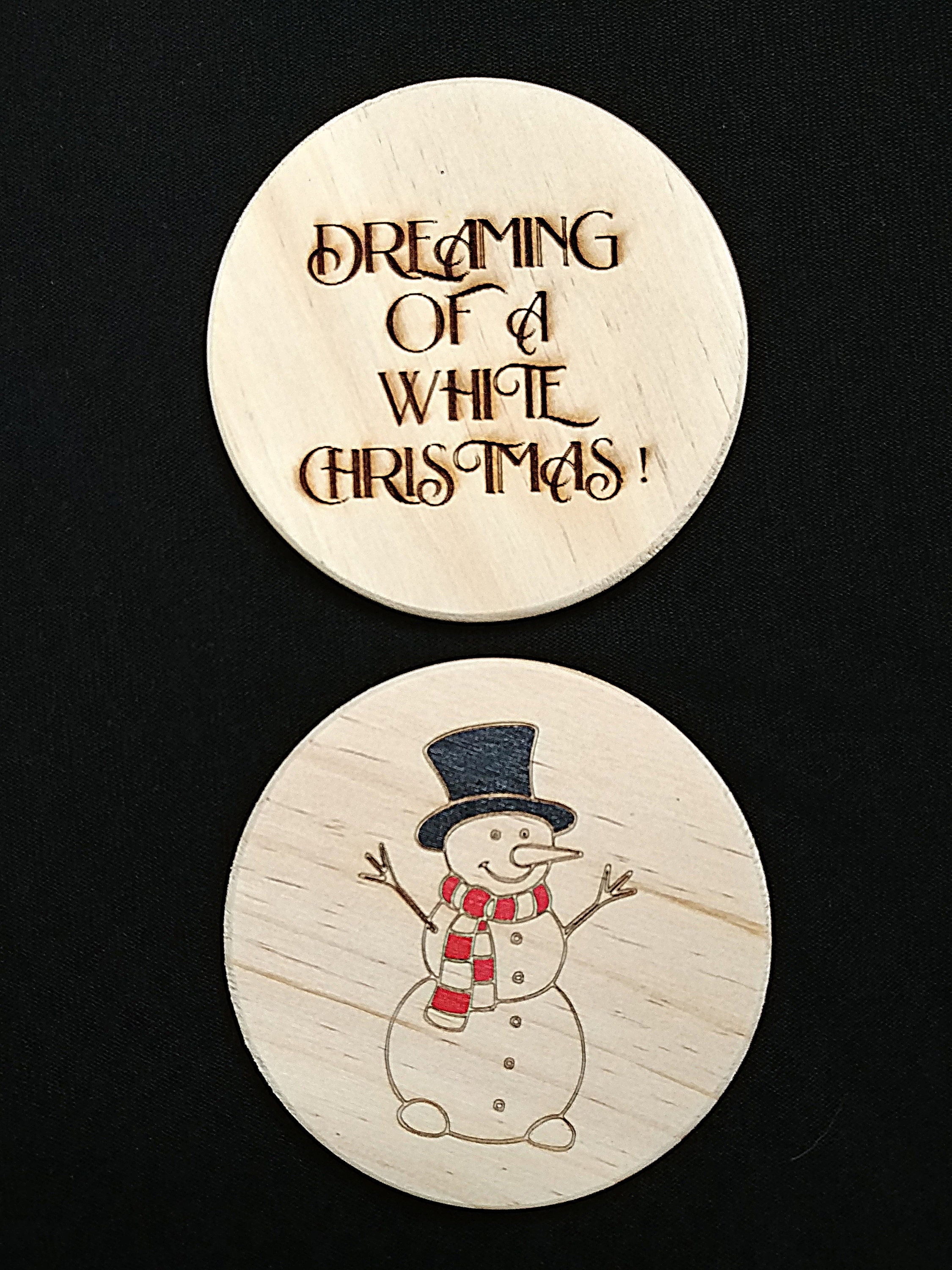 Christmas Coasters 6 Piece Set Etsy