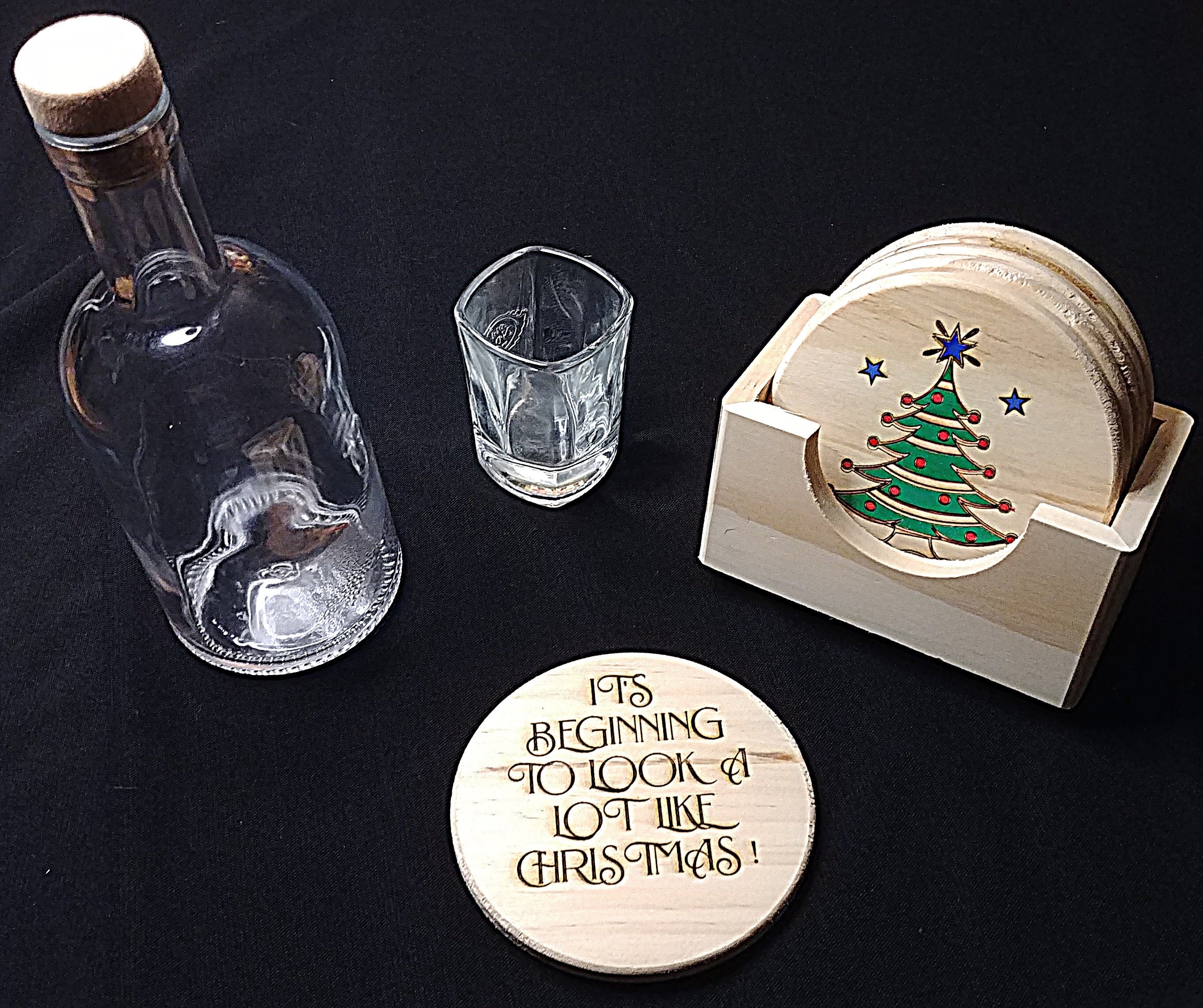 Christmas Coasters 6 Piece Set Etsy