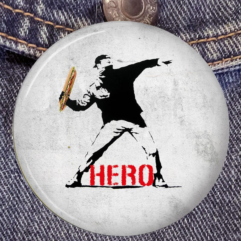 T-shirt Homme "Sandwich Guy" Graffiti DC Comics - Coton, Coupe Régulière - Plusieurs Couleurs Dispo