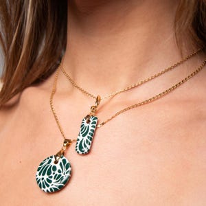 Authentic Talavera Necklace – Handmade Mexican Pottery-Inspired Jewelry