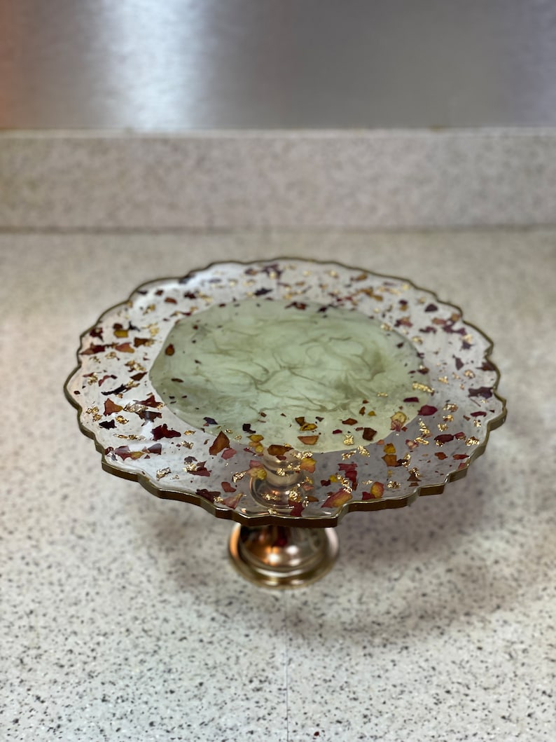 Handmade Resin Cake Stand - Thumbnail 3