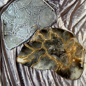 Extra Large Geode Resin Placemat Set: Made to order Custom Tableware