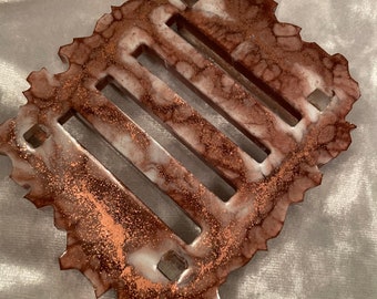 Support de sous-verre : fabriqué sur commande, design personnalisé, peut contenir 4 sous-verres, décoration d'intérieur