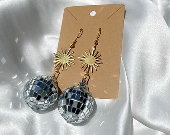 Starry Nights Disco Earrings Gold l Star Statement Trendy Disco Earrings l Fun Disco Earrings l Jewelry Accessory