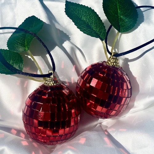 Disco Ball Car Accessory L Rear View Mirror Car Disco Ball Etsy