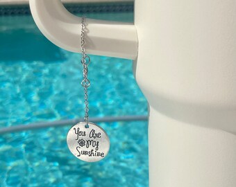 You Are My Sunshine Tumbler Cup Charm l Sunshine Tumbler Cup Charm l You Are My Sunshine Tumbler Cup Charm l Sunshine Tumbler Gift Charm