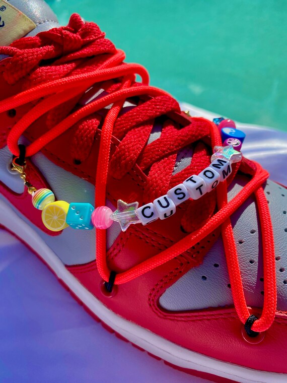 Custom Shoe Beads l Y2k Beaded Joyas personalizadas Sneakers l Etsy