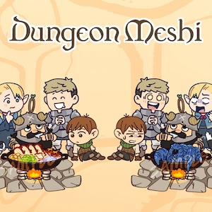 Dungeon Meshi reversible acrylic stand